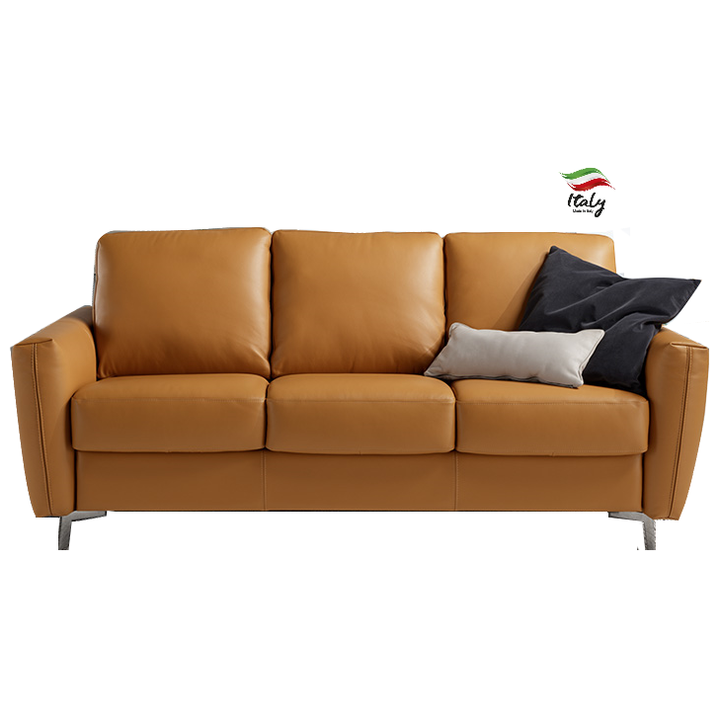 Weston Italian Leather Easy Open Sofa Bed - Choice Of Sizes & Leathers - Interior Envy