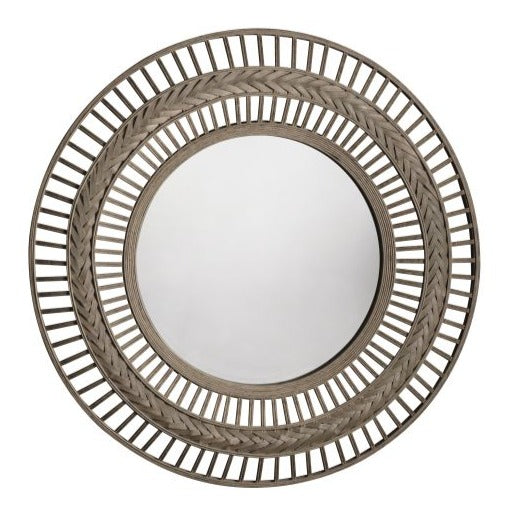 Zena Bamboo Wall Mirror 90cm