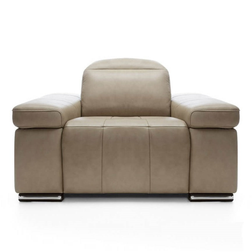 Domo Luxury Leather Armchair - Various Options - The Furniture Mega Store 