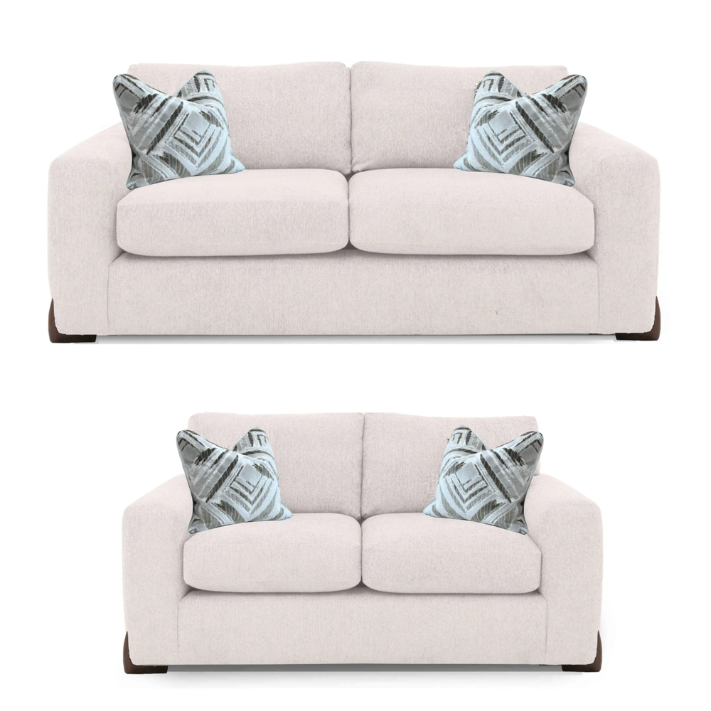 Axel Standard Back 3 Seater & 2 Seater Sofa Set - Choice Of Colours - Interior Envy