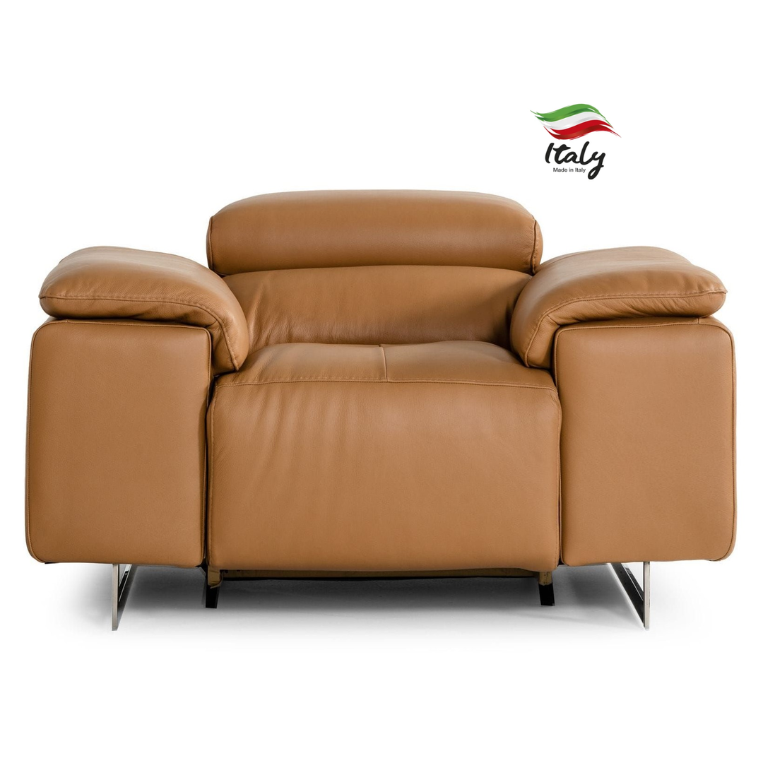 Blossom Italian Leather Power Recliner Armchair - Various Options - Interior Envy