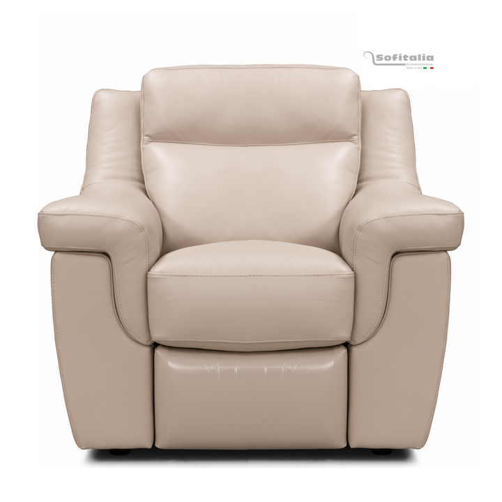 Canazei Italian Leather Armchair - Choice Of Standard Armchair or Power Recliner - Interior Envy