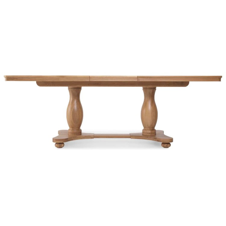 Cannes Oak Extending Pedestal Dining Table