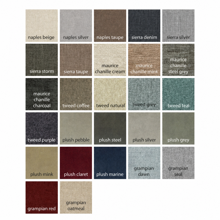 Sussex Floor Standing Full Headboard - Choice Of Fabrics &amp; Sizes