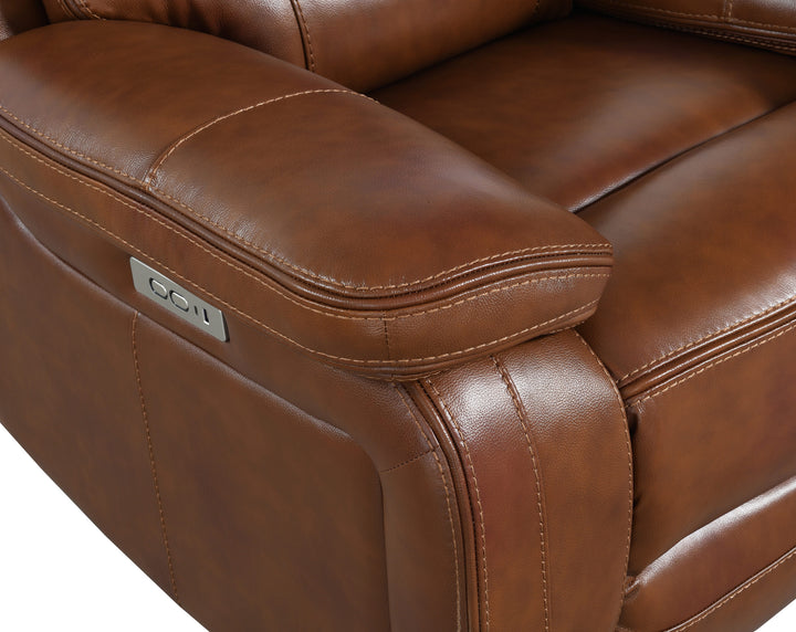 Braylan  Leather Manaul Recliner Sofa Collection - Choice Of Colours - Interior Envy