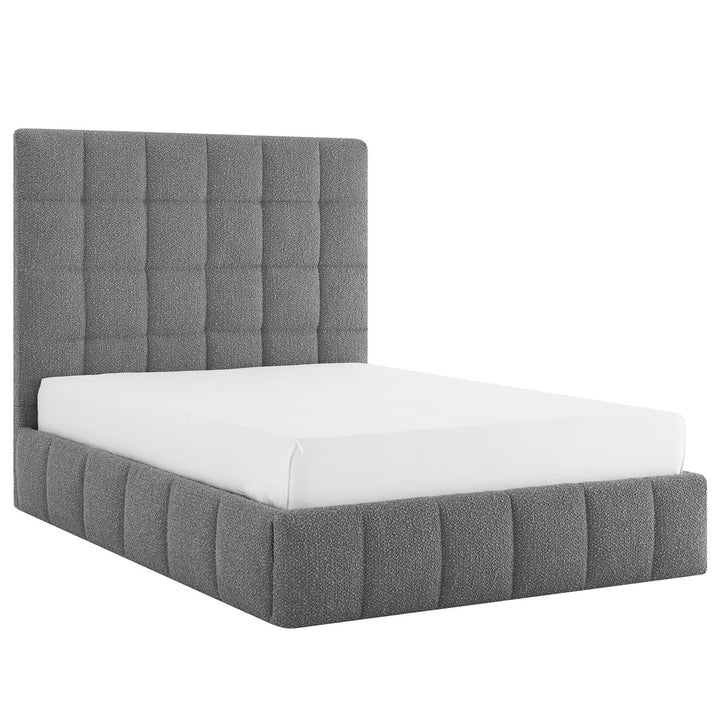 Silvia Boucel Upholstered Ottoman Bed Frame - Choice Of Sizes & Colours - Interior Envy
