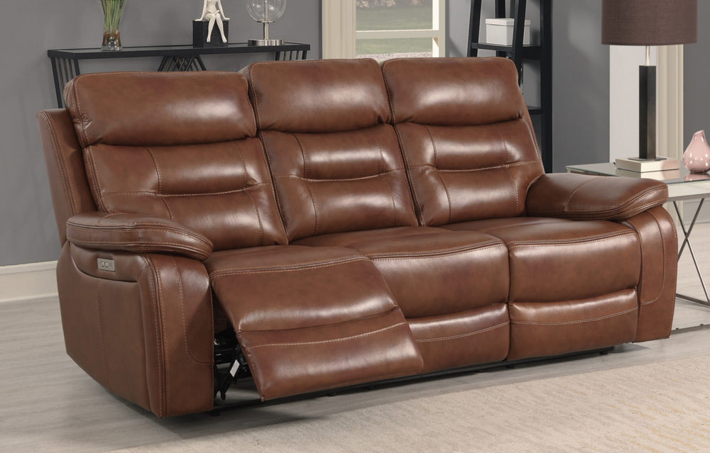 Braylan  Leather Manaul Recliner Sofa Collection - Choice Of Colours - Interior Envy