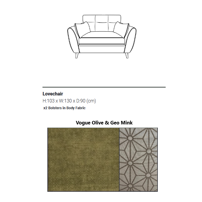 Paris Love Chair - Choice Of Fabrics - Interior Envy