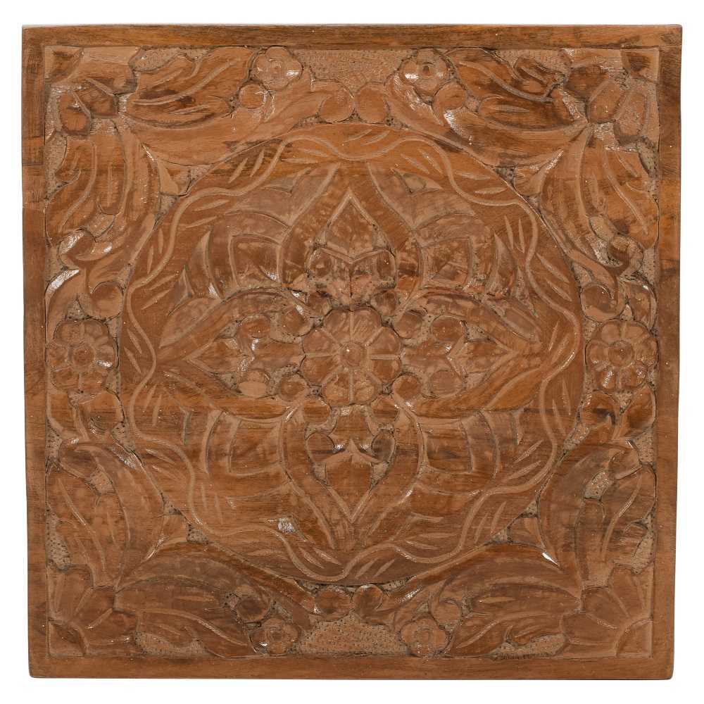 Carved Mango Wood Decorative Wall Art Panel