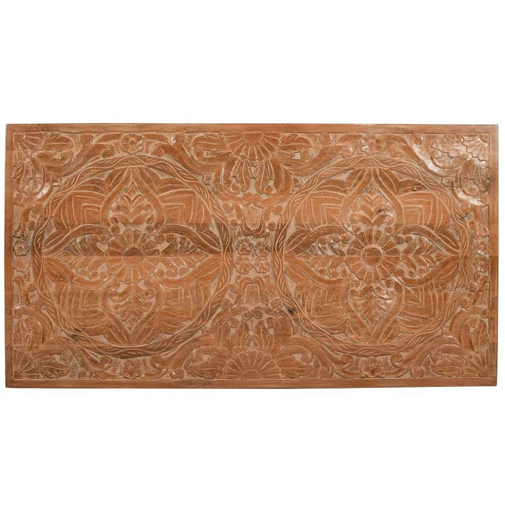 Carved Mango Wood Extra Large Decorative Wall Art Panel 150cm