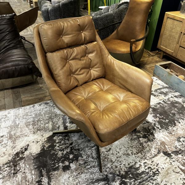 Celestial Luxury Office Chair in Nutter Leather - Interior Envy