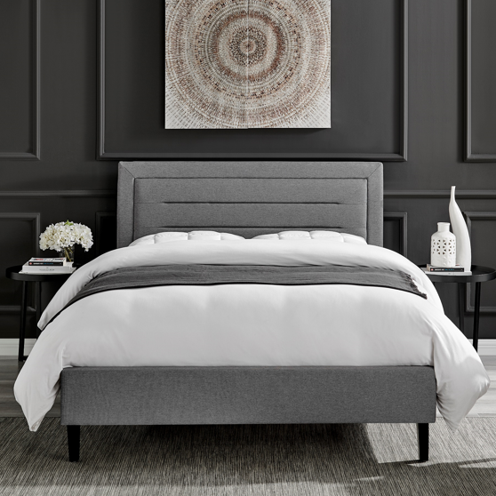 Picasso Fabric Bedstead - Choice Of Sizes & Colours - Interior Envy