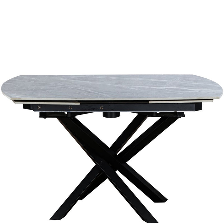 Merlin Ceramic Agrento Grey Extending Dining Table Matt Finish