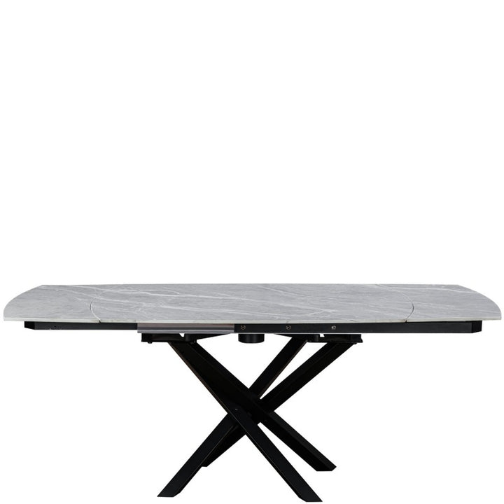 Merlin Ceramic Agrento Grey Extending Dining Table Matt Finish