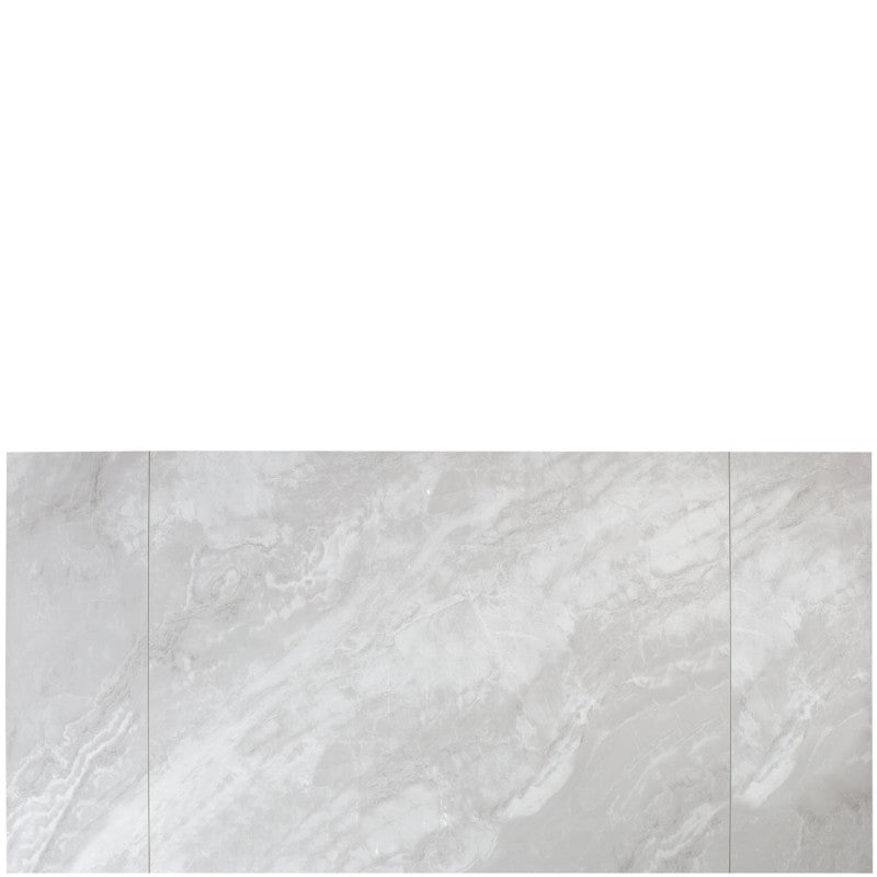 Jose Ceramic Pearla Grey Dining Table Extendable Gloss