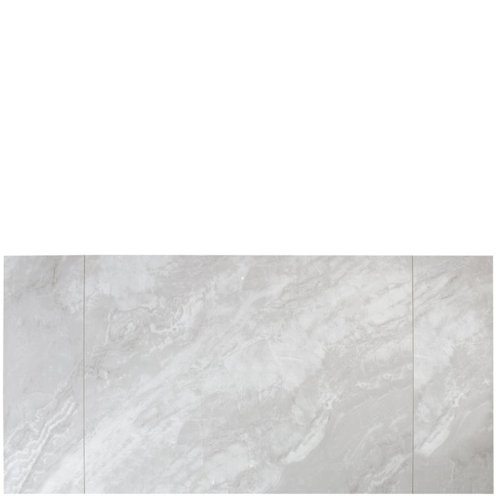 Jose Ceramic Pearla Grey Dining Table Extendable Gloss