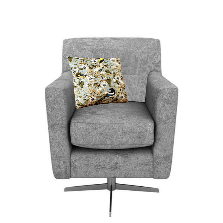 Royal Fabric Accent Swivel Chair Choice Fabrics