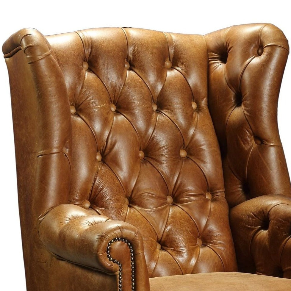 Sandringham Wingback Armchair - Choice Of Harris Tweed & Vintage ...