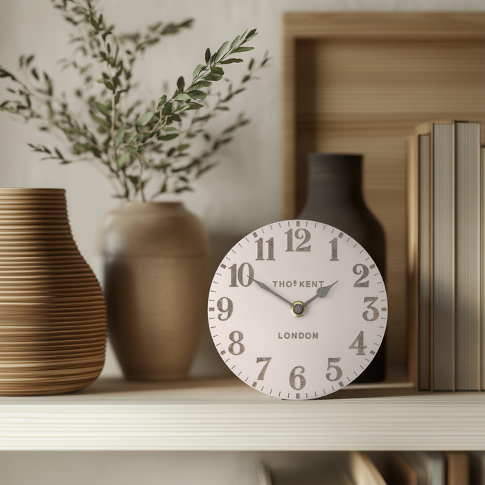 Allure Mantel Clock - Shy Pink - Interior Envy