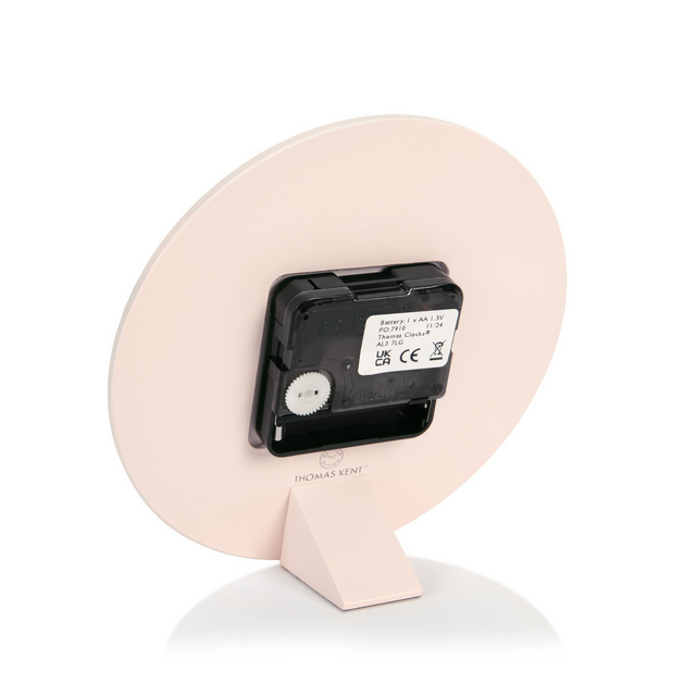 Allure Mantel Clock - Shy Pink - Interior Envy