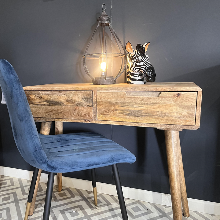 Surya Mango Wood 2 Drawer Console Table - Interior Envy