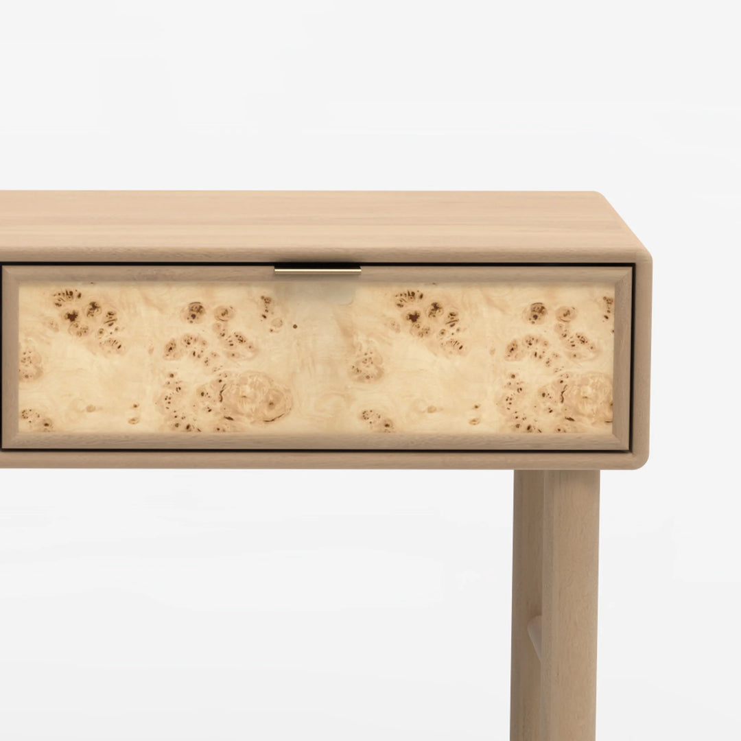 Urban Burl Two Drawer Console Table  Mango Wood- Natural