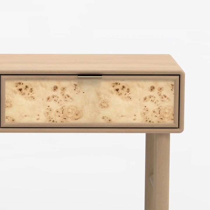 Urban Burl Two Drawer Console Table  Mango Wood- Natural