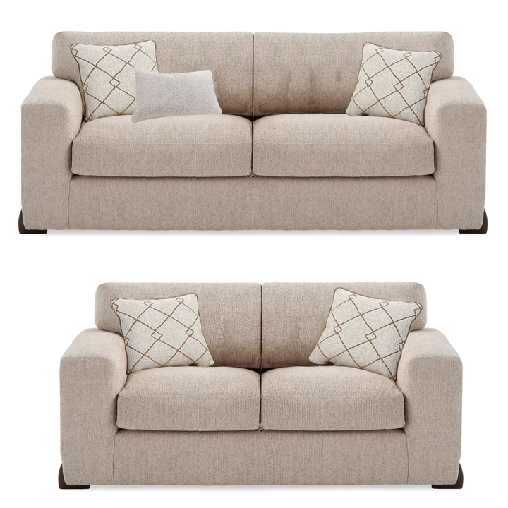 Axel Standard Back 3 Seater & 2 Seater Sofa Set - Choice Of Colours - Interior Envy
