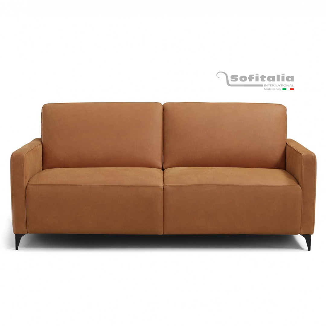 Wigan Luxury Italian Leather Sofa Bed - Choice Of Size & Leathers - Interior Envy